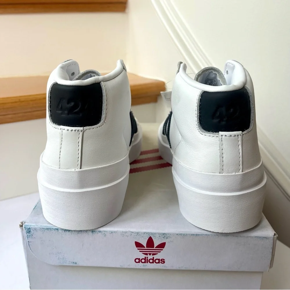 NWT Adidas 424 Pro Model Sneaker Black / white - Picture 7 of 15